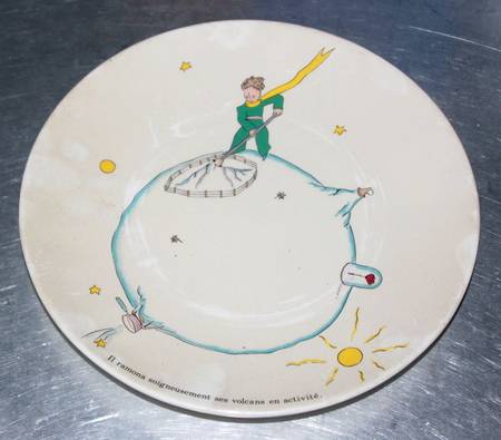 Le Petit Prince Coupe Salad/Dessert Plate