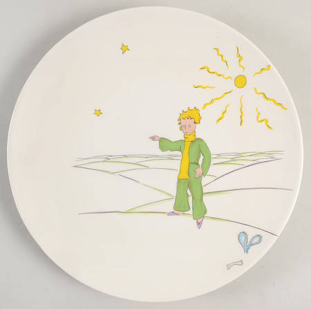 Le Petit Prince Coupe Salad/Dessert Plate