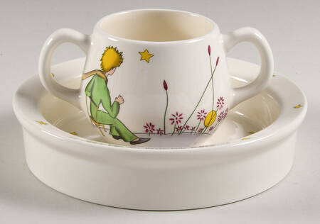 Le Petit Prince Child's 2 Handle Mug & Porringer Set