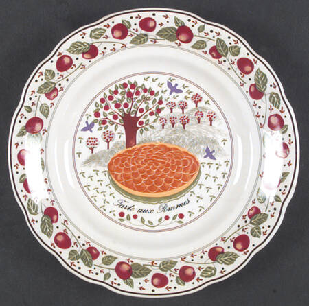 Les Tartes Salad/Dessert Plate