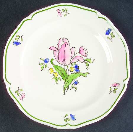 Lorraine Rose Green Salad Plate