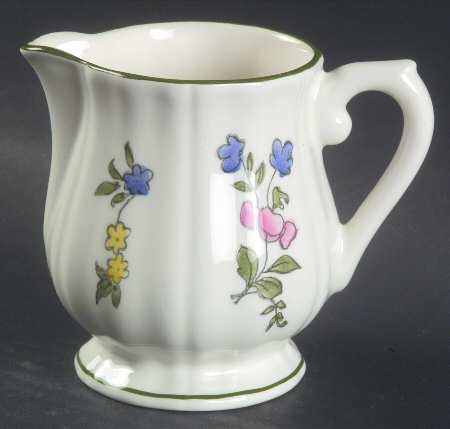 Lorraine Rose Green Creamer