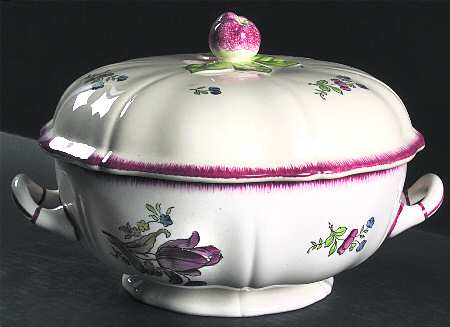 Lorraine Rose Red Tureen &  Lid
