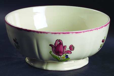 Lorraine Rose Red 9" Salad Serving Bowl