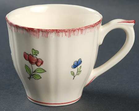 Lorraine Rose Red Flat Cup