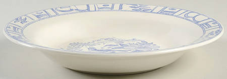 Oiseau Bleu Rim Soup Bowl