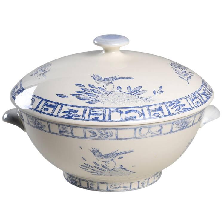 Oiseau Bleu Tureen &  Lid