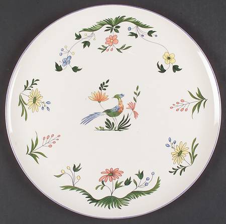 Oiseaux de Paradis Cake Plate
