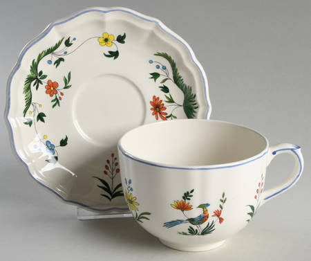 Oiseaux de Paradis Jumbo Cup & Saucer Set