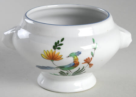 Oiseaux de Paradis Footed Lion's Head Soup Bowl