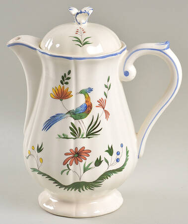 Oiseaux de Paradis Coffee Pot & Lid