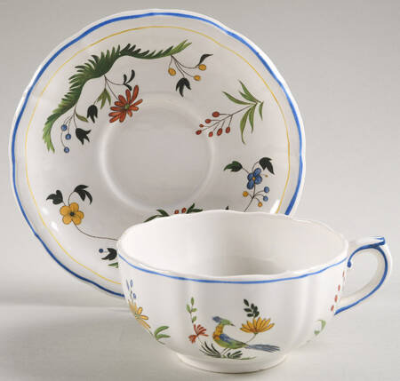 Oiseaux de Paradis Oversized Cup & Saucer Set