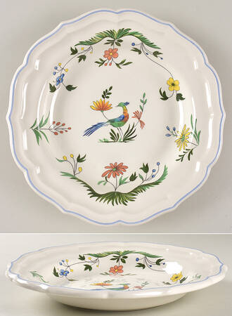 Oiseaux de Paradis 11" Deep Round Platter