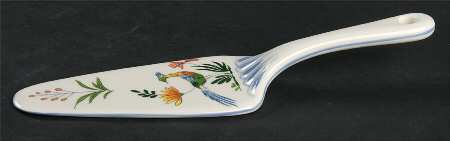 Oiseaux de Paradis Solid Ceramic Pie/Cake Server