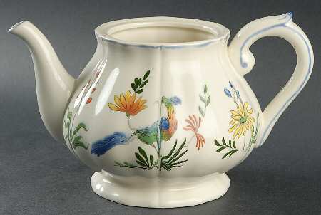 Oiseaux de Paradis Teapot No Lid