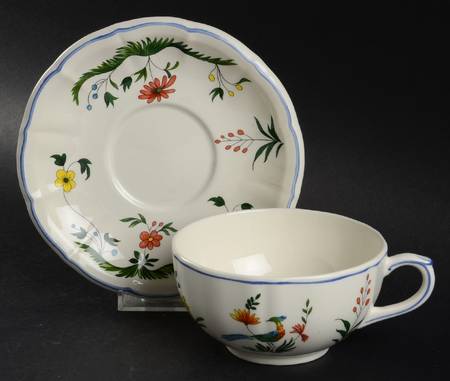 Oiseaux de Paradis Breakfast Cup & Saucer Set