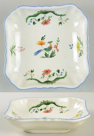Oiseaux de Paradis 6" Square Vegetable Bowl