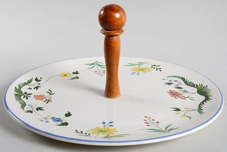 Oiseaux de Paradis Center Handled Serving Tray