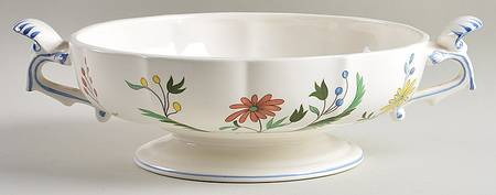 Oiseaux de Paradis Round Vegetable No Lid