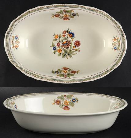 Olerys 10" Oval Vegetable Bowl