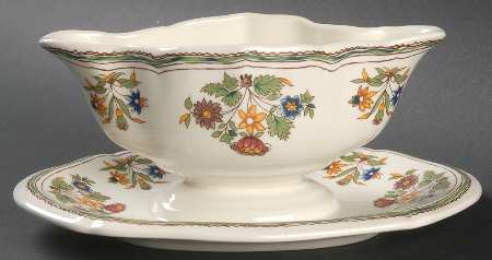 Olerys Gravy Boat with Attached Underplate