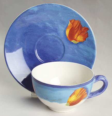 Outremer Breakfast Cup & Saucer Set