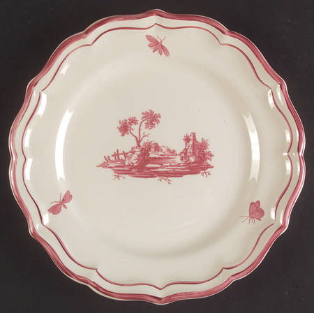 Paysages Rose Dessert/Pie Plate