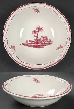 Paysages Rose Coupe Cereal Bowl