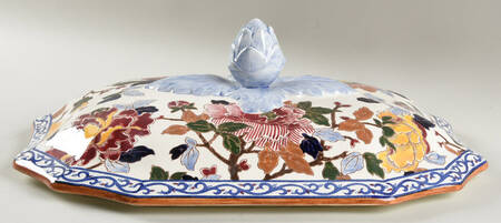 Pivoines Lid for Tureen