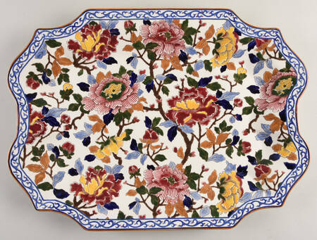 Pivoines Underplate for Tureen