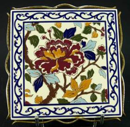 Pivoines Tile