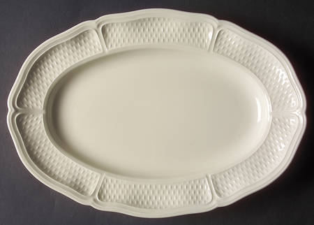 Pont Aux Choux (Cream) 14" Oval Serving Platter