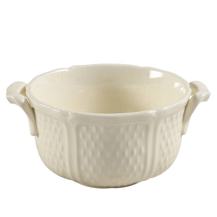 Pont Aux Choux (Cream) Flat Bouillon Cup