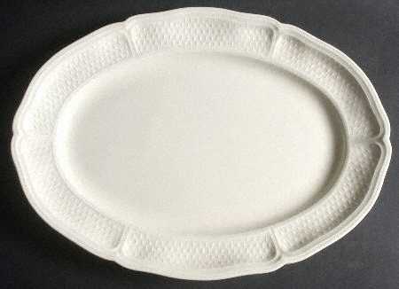 Pont Aux Choux (Cream) 18" Oval Serving Platter