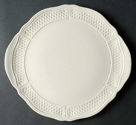 Pont Aux Choux (Cream) Handled Cake Plate