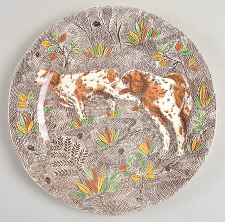Rambouillet Dessert Luncheon Plate by Faiencerie De Gien