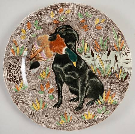 Rambouillet Dessert Luncheon Plate by Faiencerie De Gien