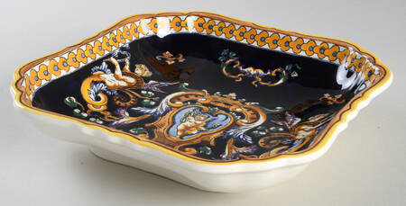 Renaissance Fond Blue 8" Square Tray