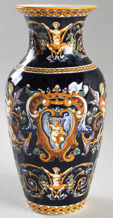 Renaissance Fond Blue 10" Vase