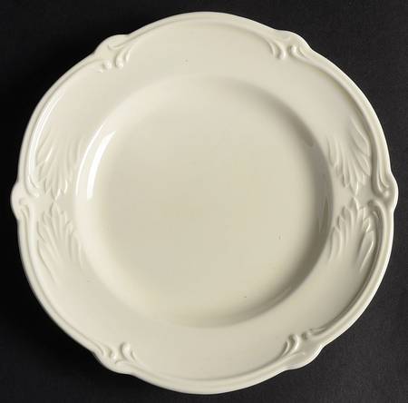 Rocaille (Cream) Bread & Butter Plate