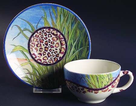 Savane Flat Cup & Saucer Set
