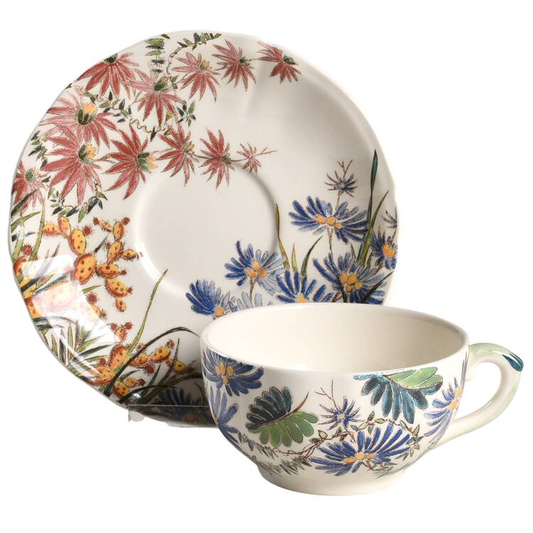 Tamarin Flat Cup & Saucer Set