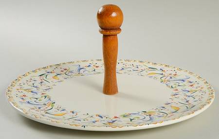 Toscana Center Handled Serving Tray by Faiencerie De Gien