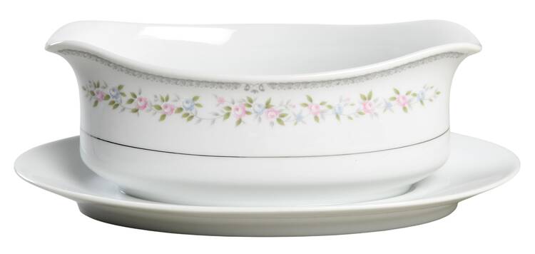 Hampton Gravy Boat with Attached Underplate