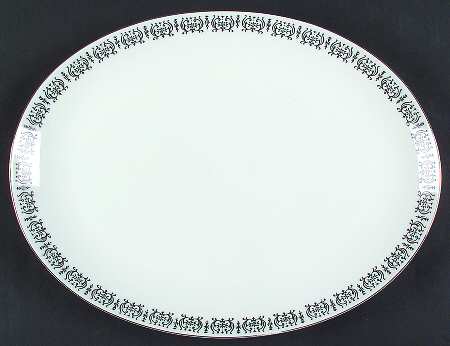 Mantilla 14" Oval Serving Platter