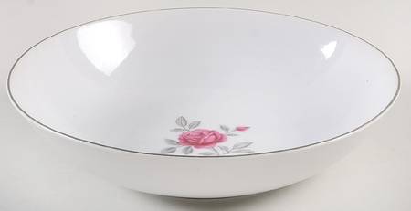 Petite Rose 9" Round Vegetable Bowl