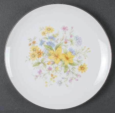 Spring Boquet Salad Plate