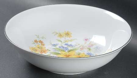 Spring Boquet 9" Round Vegetable Bowl