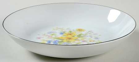 Spring Boquet Coupe Soup Bowl