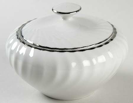 Swirl Sugar Bowl & Lid